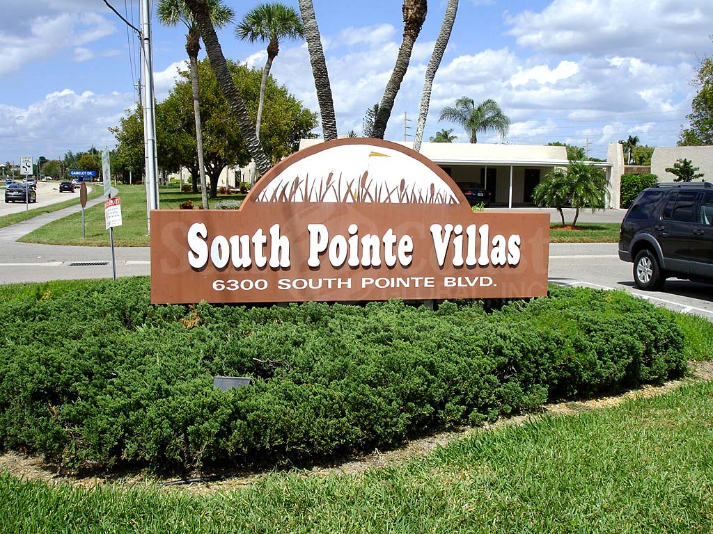 South Pointe Villas Signage